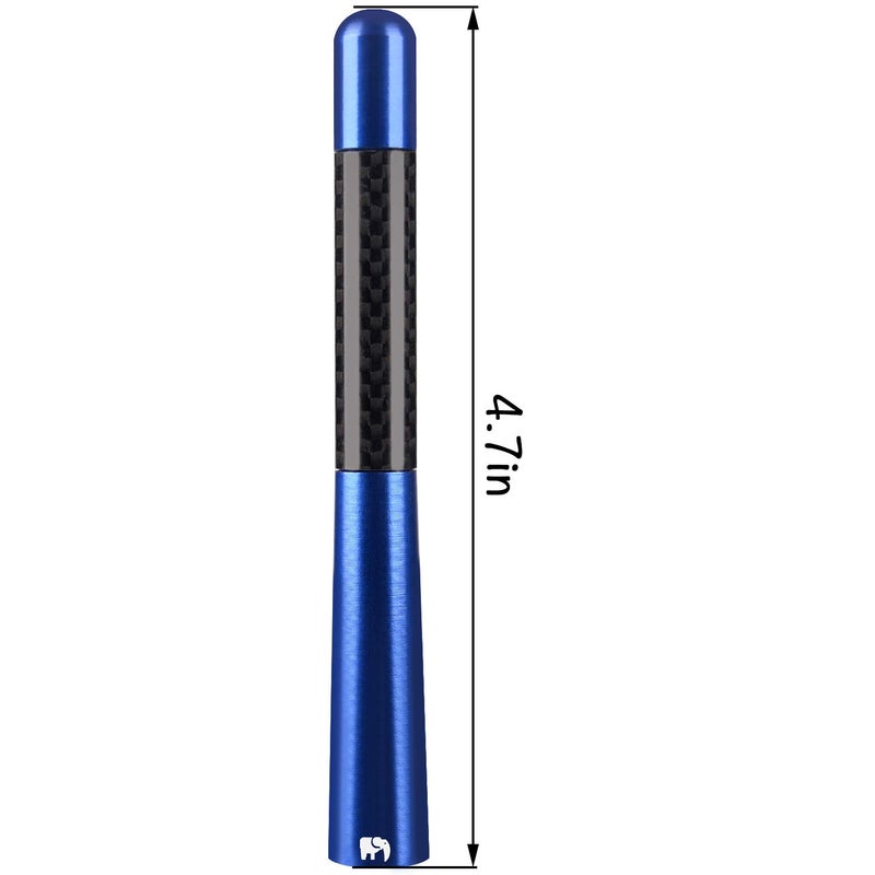 ONE250 Short Antenna, Compatible with Jeep Wrangler JK JKU JL JLU Rubicon Sahara Gladiator Compass Renegade Cherokee (2007-2024) (Blue) - Image 3